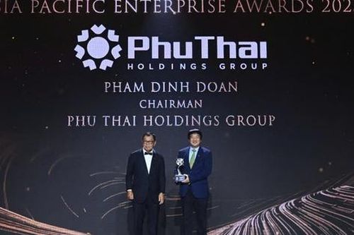 Phú Thái nhận 'cú đúp' giải thưởng danh giá tại APEA 2025