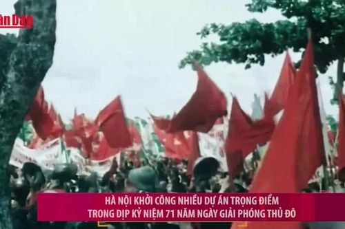 Hà Nội khởi công nhiều dự án trọng điểm trong dịp kỷ niệm 71 năm Ngày Giải phóng Thủ đô