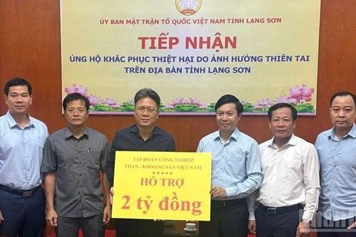 TKV ủng hộ các tỉnh miền núi phía bắc 10 tỷ đồng khắc phục hậu quả thiên tai