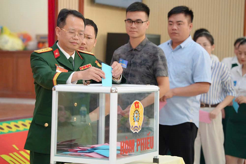 Công đoàn Bệnh viện Quân y 105 tổ chức Đại hội nhiệm kỳ 2025 - 2030