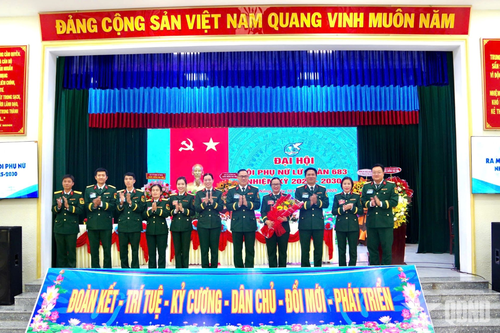 Đại hội Hội Phụ nữ Lữ đoàn 683 nhiệm kỳ 2025 - 2030