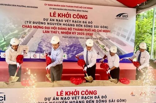 Khởi công Dự án nạo vét rạch Đá Đỏ hơn 86 tỷ đồng