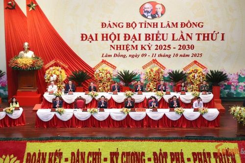 Khai mạc trọng thể Đại hội Đảng bộ tỉnh Lâm Đồng lần I, nhiệm kỳ 2025–2030