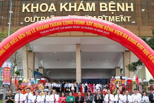 TPHCM khánh thành bệnh viện quy mô 1.000 giường ở cửa ngõ Tây Bắc