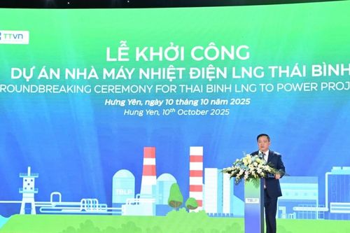 Khởi công Nhà máy Nhiệt điện LNG Thái Bình: Bước tiến mới trong bảo đảm an ninh năng lượng quốc gia