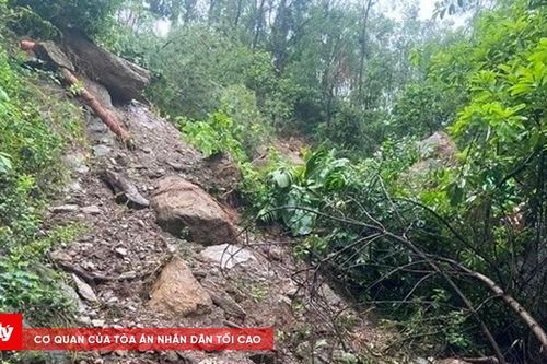 Đề nghị công bố tình huống khẩn cấp về sạt lở đất, đá tại khu vực núi Linh Trường