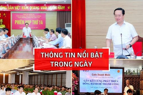 Nghệ An: Thông tin nổi bật ngày 10/10