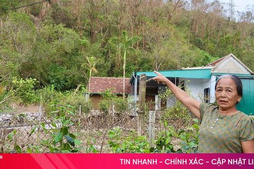 Rú Chùa xuất hiện vết nứt lớn sau bão số 10