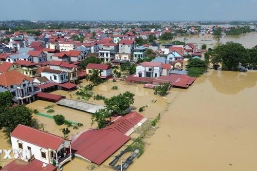 Bắc Ninh: Nhiều thôn xã chìm trong biển nước