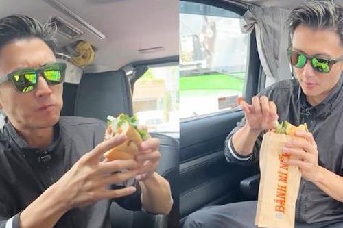 Nam diễn viên nổi tiếng thích mê món bánh mì Việt