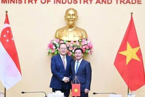 Bộ trưởng Nguyễn Hồng Diên hội đàm với Bộ trưởng Bộ Công Thương Singapore