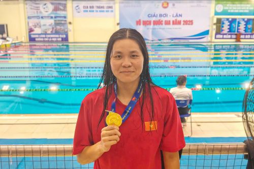 Đội tuyển Bơi Thanh Hóa giành 5 huy chương tại Giải vô địch quốc gia 2025