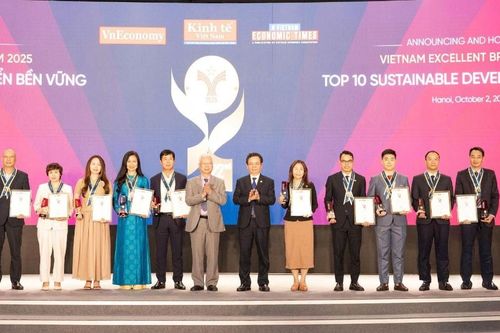 Hateco Group được vinh danh Top 10 Thương hiệu phát triển bền vững 2025