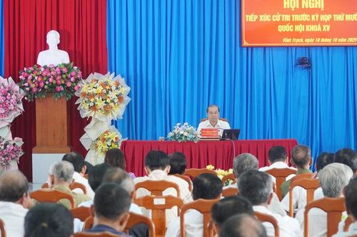 Đại biểu Quốc hội tỉnh An Giang tiếp xúc cử tri tại xã Vĩnh Trạch