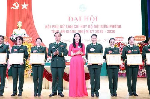 Đại hội Hội Phụ nữ Ban Chỉ huy Bộ đội Biên phòng tỉnh An Giang nhiệm kỳ 2025 - 2030