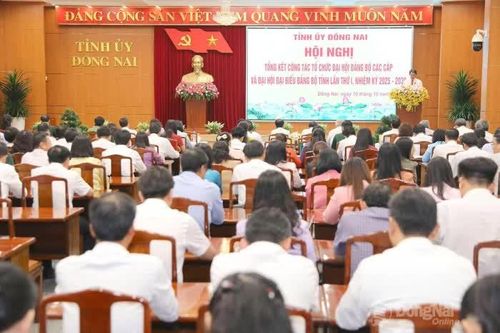 Tỉnh ủy Đồng Nai tổng kết công tác tổ chức đại hội Đảng bộ các cấp và Đại hội Đảng bộ tỉnh lần thứ I