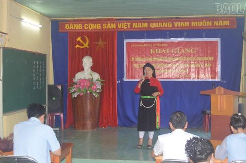 Khai giảng lớp truyền dạy lĩnh vực văn hóa phi vật thể dân tộc Cao Lan