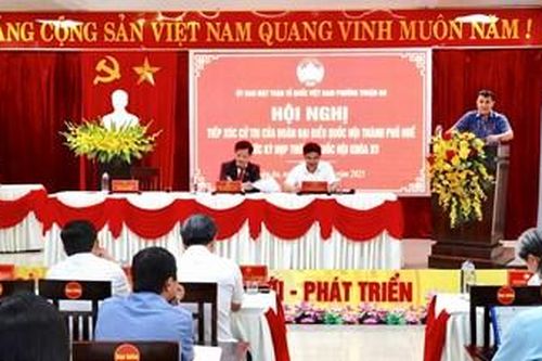 Cử tri Thuận An kiến nghị đầu tư hạ tầng, chống sạt lở
