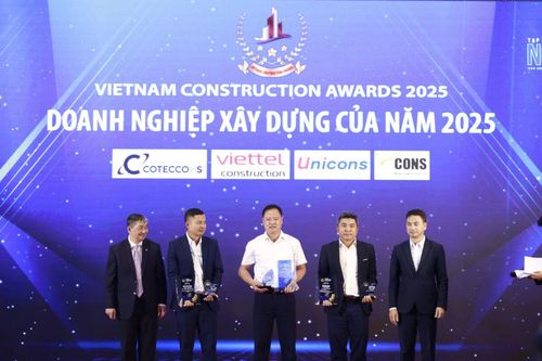 Viettel Construction được vinh danh 'Doanh nghiệp Xây dựng của năm 2025'