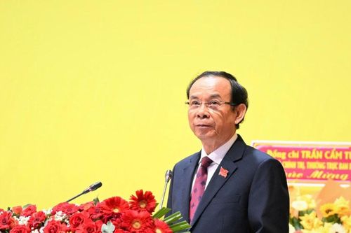 Thường trực Tiểu ban Văn kiện Đại hội XIV của Đảng Nguyễn Văn Nên dự Đại hội đại biểu Đảng bộ tỉnh Tây Ninh