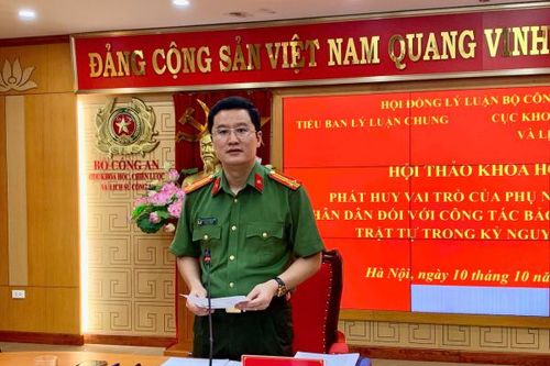 Phát huy vai trò của phụ nữ CAND trong kỷ nguyên mới