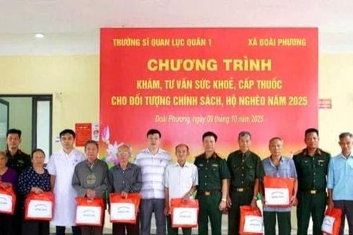 Trường Sĩ quan Lục quân I: Nhiều hoạt động thắm tình quân - dân