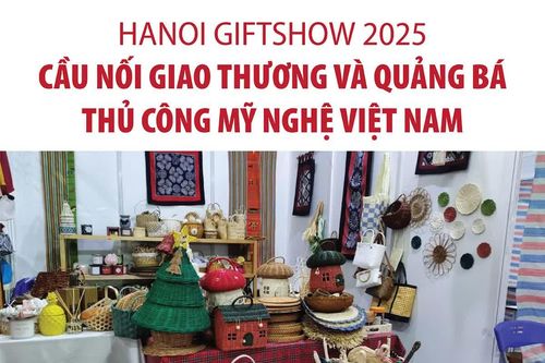 Hanoi Giftshow 2025: Cầu nối giao thương và quảng bá thủ công mỹ nghệ Việt Nam