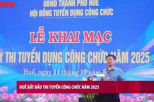Huế bắt đầu thi tuyển công chức năm 2025