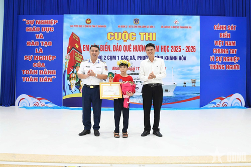 Hải đoàn 32 tổ chức cuộc thi 'Em yêu biển, đảo quê hương' tại Khánh Hòa