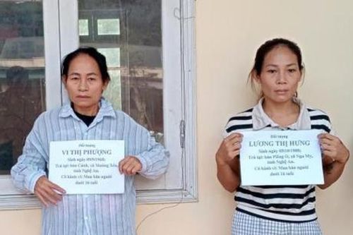 Hai 'mẹ mìn' sa lưới