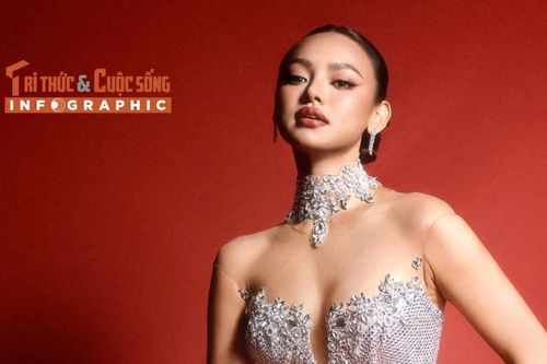 [INFOGRAPHIC] Thành tích của Mai Ngô trước Miss Charm 2025