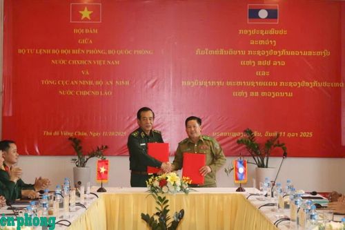 Nhiều kết quả nổi bật trong công tác phối hợp giữa Bộ Tư lệnh BĐBP Việt Nam và Tổng cục An ninh Lào