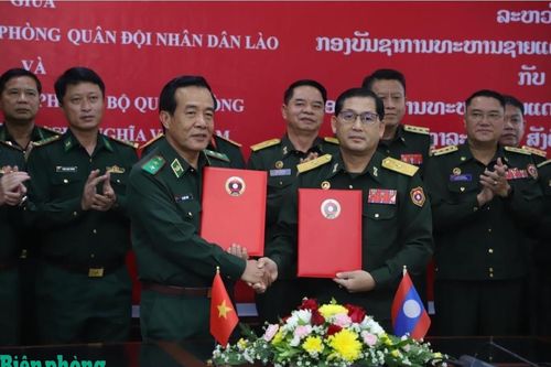 Tăng cường hợp tác giữa Bộ Tư lệnh BĐBP Việt Nam và Bộ Tư lệnh BĐBP Lào