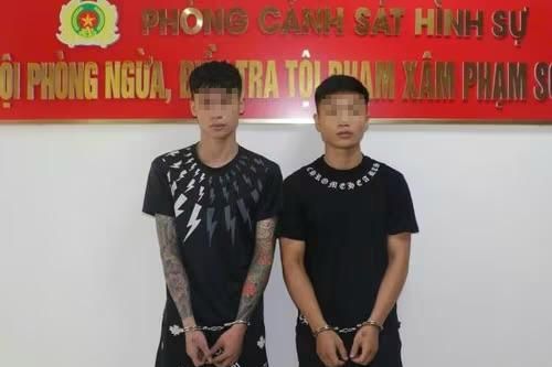 Bắt giữ 2 đối tượng gây 7 vụ cướp giật trong một tuần ở Hải Phòng