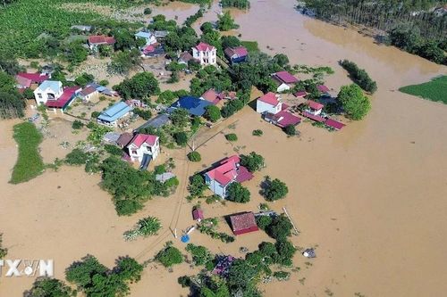Bắc Ninh: Xã Bố Hạ vẫn ngập sâu trong nước