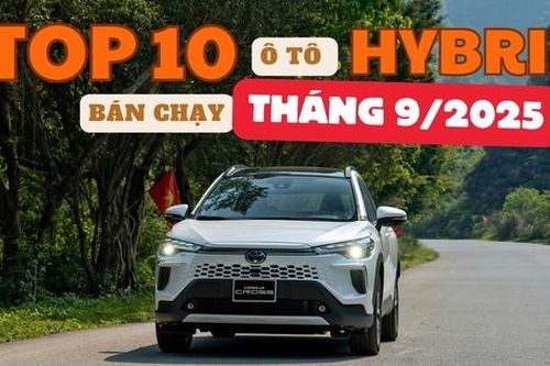 Toyota Corolla Cross là xe hybrid bán chạy nhất tháng 9/2025