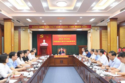 Tỉnh ủy Tuyên Quang tổ chức tập huấn nghiệp vụ công tác xây dựng Đảng năm 2025