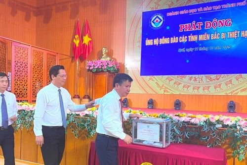 Phát động ủng hộ đồng bào miền Bắc bị lũ lụt