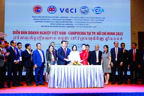 Phó Chủ tịch Quốc hội Nguyễn Thị Thanh dự Diễn đàn Doanh nghiệp Việt Nam - Campuchia tại TP. Hồ Chí Minh năm 2025