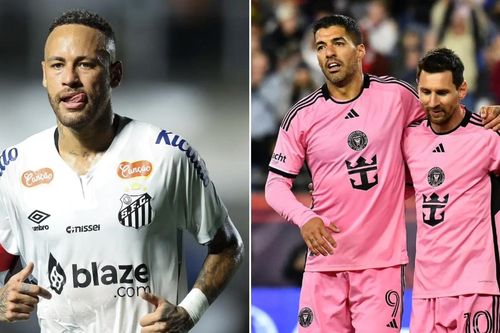 Inter Miami cân nhắc tái hợp Neymar-Lionel Messi-Luis Suarez
