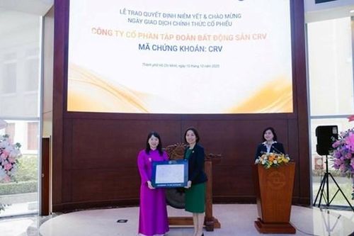 Vốn hóa 21.000 tỷ, 'tân binh' bất động sản CRV tăng kịch trần ngay phiên đầu tiên
