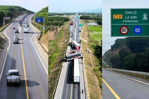 Nguy hiểm rình rập trên cao tốc Cam Lộ - La Sơn: Mặt đường trơn lõm, gia súc đi vào