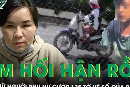 Người phụ nữ cướp 135 tờ vé số của bé trai 11 tuổi ở Tây Ninh khai 'Em hối hận rồi!'