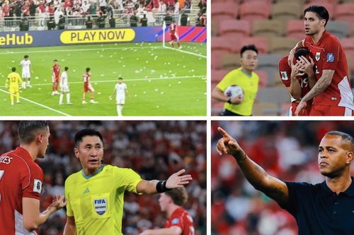 Indonesia nhận 3 thẻ đỏ, cổ động viên 'quậy' sân, đòi sa thải danh thủ Hà Lan