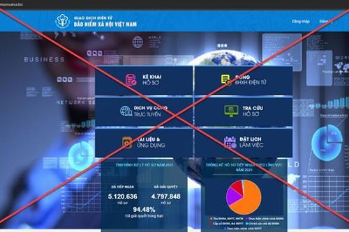 Phát hiện website giả mạo BHXH Việt Nam để đánh cắp thông tin cá nhân