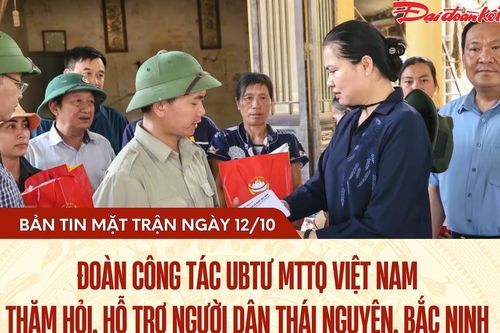 Bản tin Mặt trận sáng 12/10