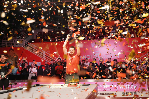 Cơ thủ người Lithuania vô địch Hanoi Open Pool Championship 2025