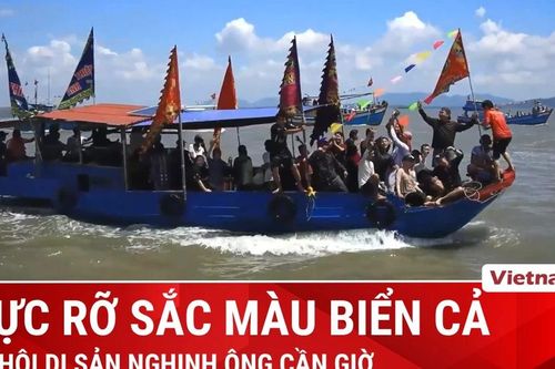 Sắc màu biển cả trong Lễ hội di sản Nghinh Ông Cần Giờ