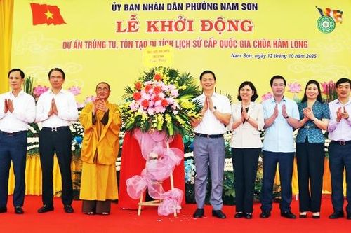 Khởi động dự án trùng tu, tôn tạo di tích lịch sử quốc gia chùa Hàm Long