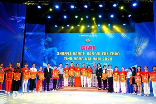 35 đơn vị tranh tài Giải shuffle dance, dân vũ thể thao tỉnh Đồng Nai